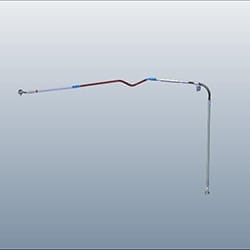 BRK HOSE ASSY HECU TO FR CALIPER - FF SPORTS 250 LC| HUNK 250 LATAM| XTREME 250 NEPAL BANGLADESH| XTREME 250R - 45126ACW000S