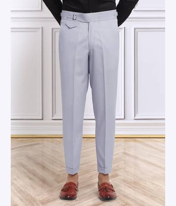 Klotthe Slim Men's Gurkha Pant - Grey ( Pack of 1 )