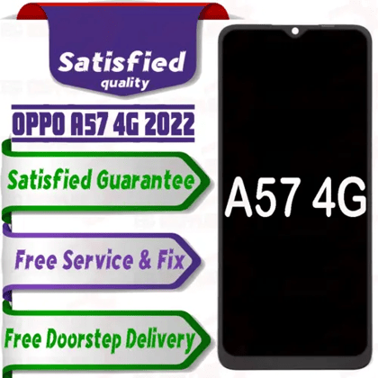 Oppo A57 4G Combo LCD with Touch Screen for A57 4G 2022  white (display glass combo folder)