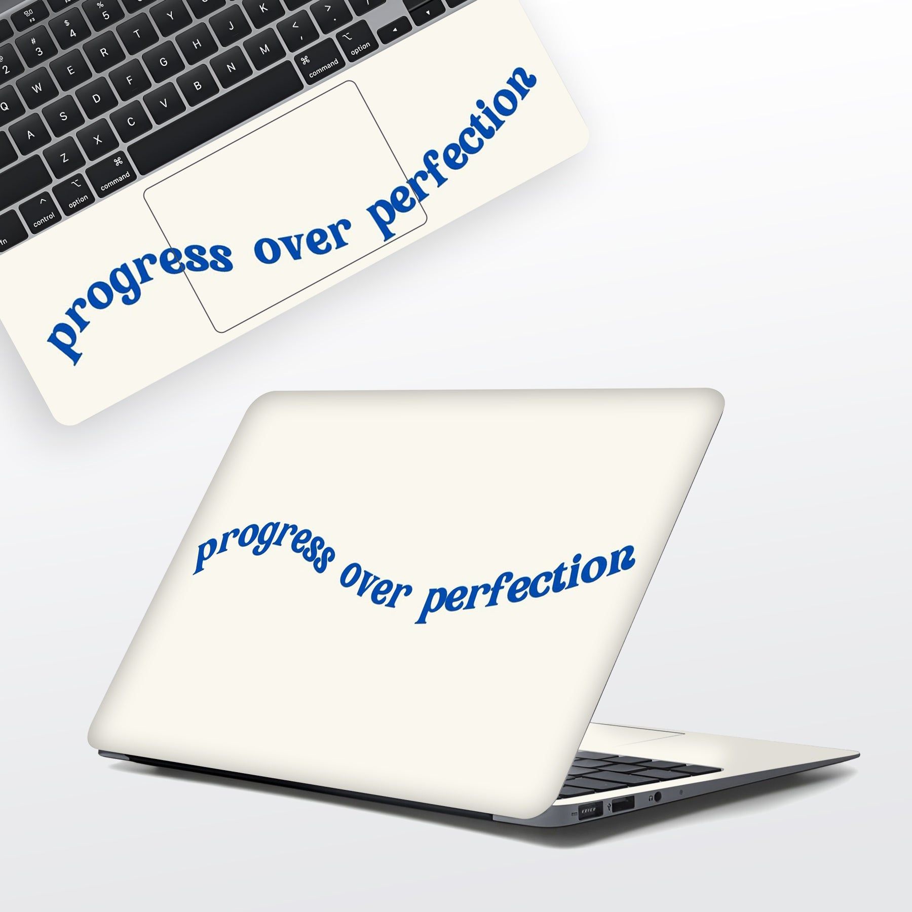 Progress Over Perfection Laptop Skin
