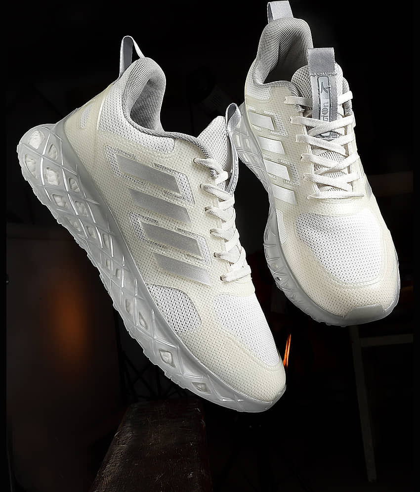 Action White Men's Sports Running Shoes