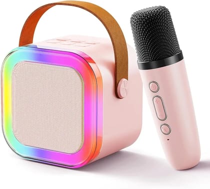 Karaoke Microphone with SpeakerK-12Bluetooth + WiredRechargeablePlastic + MetalParty, Home, Kids, Outdoor