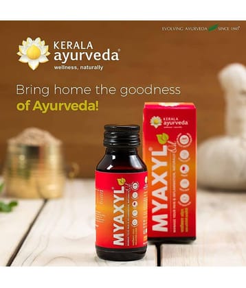 Kerala Ayurveda Myaxyl Oil 60Ml, With Nandivriksha, Devadaru, Rasna,For Quick Relief From Knee Pain, Sprains, And Sports Injuries