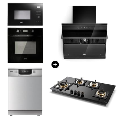 Built-In-Oven (BO-661MRT) + Built-In-Microwave (MO-671) + Built in Dishwasher (DW-7735M) + Built in Hob (BH1094XLCIHTTDBTR) + Auto Clean Chimney (CH6073HSRDCAC90)