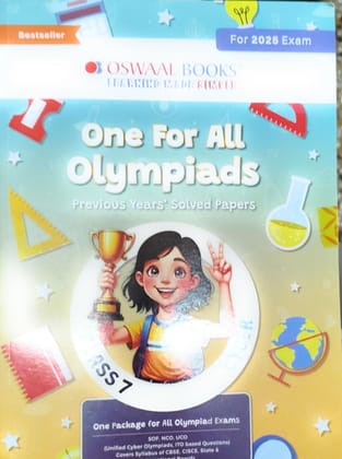 Olympiad one for all Cyber class 7 Oswaal Books for 2025 exam [Paperback] Oswaal Books And learning Pvt Ltd