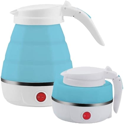 Travel Folding Electric Kettle | 600ml Portable Fast Boiling Kettle | Food Grade Silicone Foldable Design with Boil Dry Protection (Multi-Color) Travel Folding Electric Kettle | 600ml Portable Fast Boiling Kettle | Food Grade Silicone Foldable Design with Boil Dry Protection (Multi-Color)