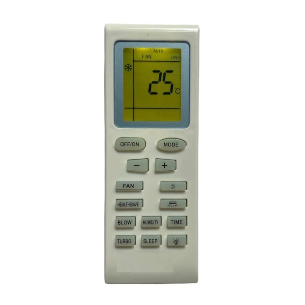 Generic AC Remote No.18 with Backlight Bluestar AC Remote Control (White)