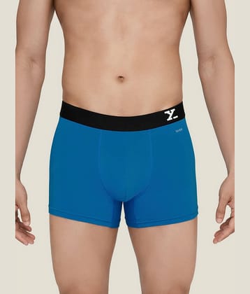 XYXX Pack of 1 Cotton Trunks For Men's ( Black )