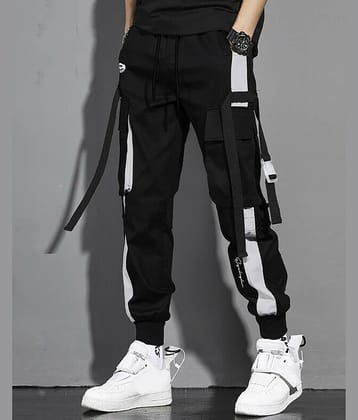 Eyebogler Black Polyester Men's Joggers ( Pack of 1 )