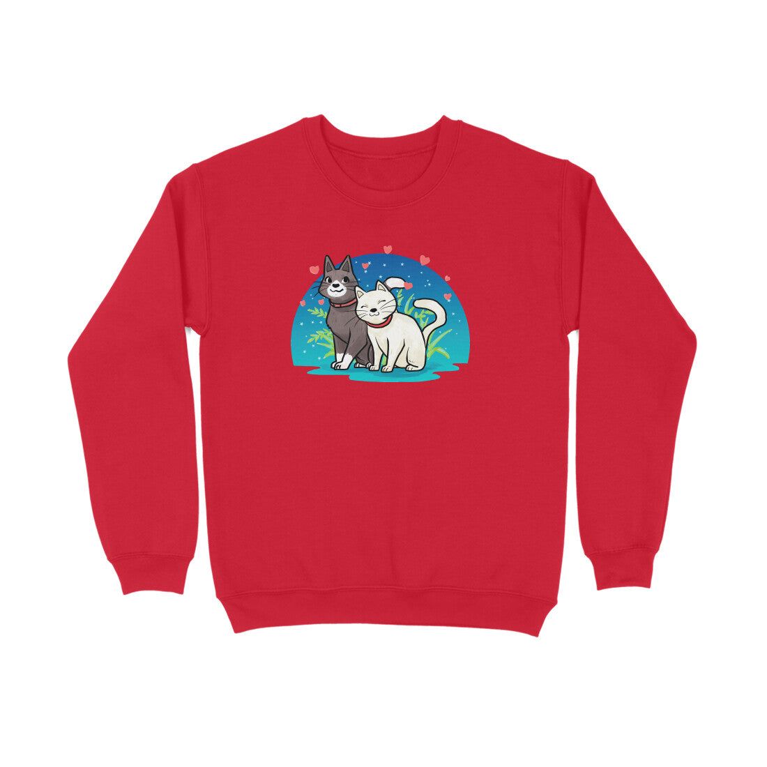 Sweatshirt (Men) - Pawsitively Adorable Cats (8 Colours)