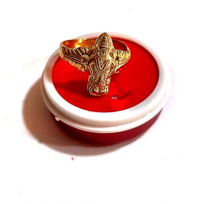 Gold plated lord pandu ranga swamy Ring for Men and Women