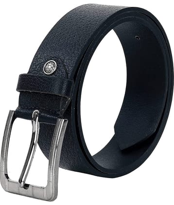 Leather World - Black 100% Leather Men's Formal Belt ( Pack of 1 )
