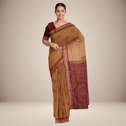 Bomkai Cotton Saree