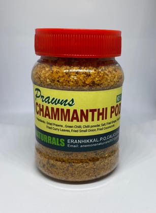 Anemone Naturals Prawns Chammanthi Podi – Spicy Dry Prawns Chutney Powder, 100 gm
