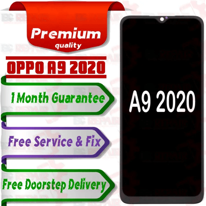 Oppo A9 2020 Combo LCD with Touch Screen for A9 2020  white (display glass combo folder)