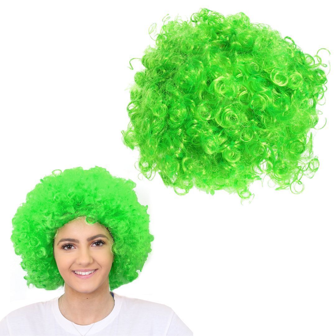 Afro Green Wigs - 1PC