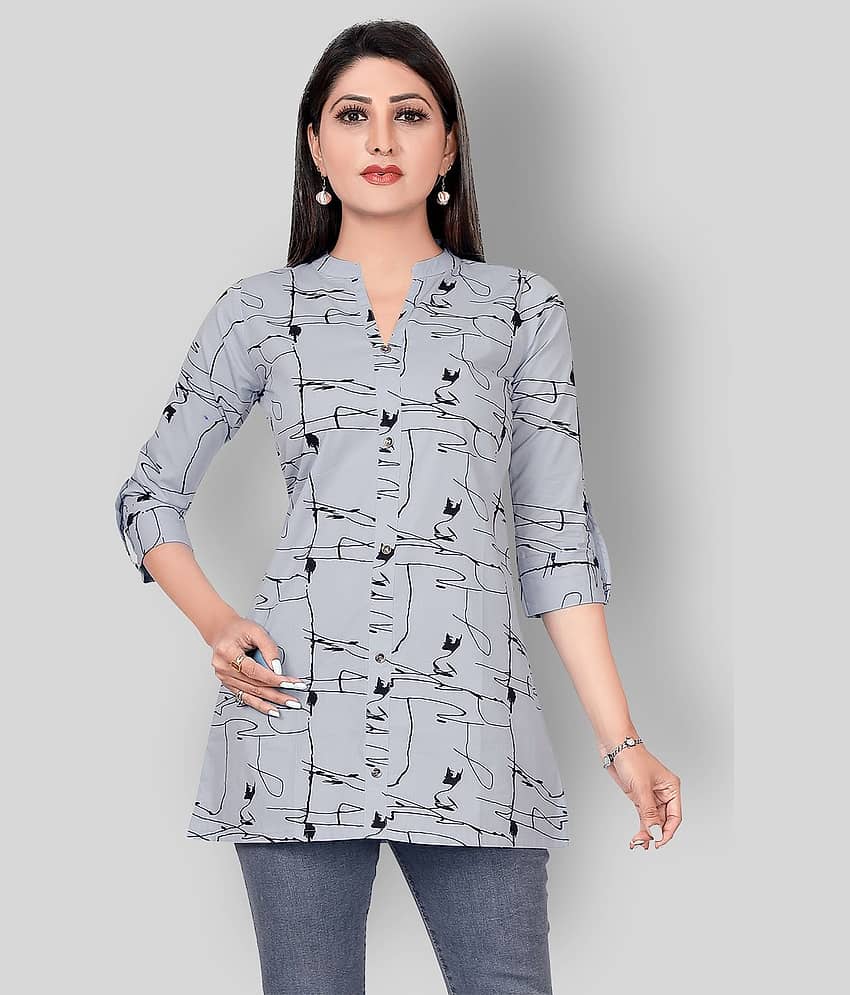 Cotton Short Kurti For Women (Pack of 1)