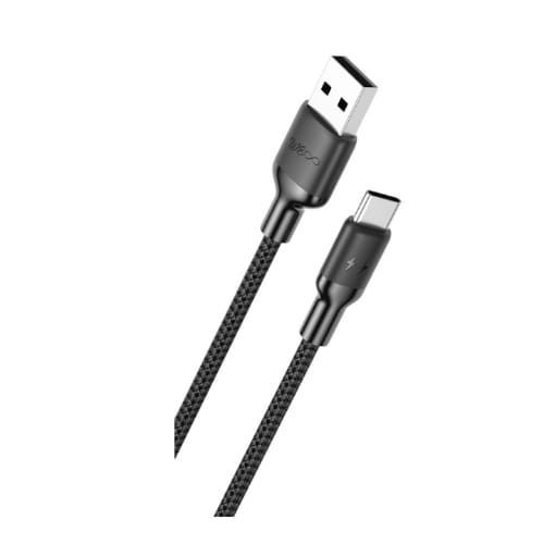 Walta Elite Braided Wave 1 Pro Advance USB to Type C Charging Cable- Black