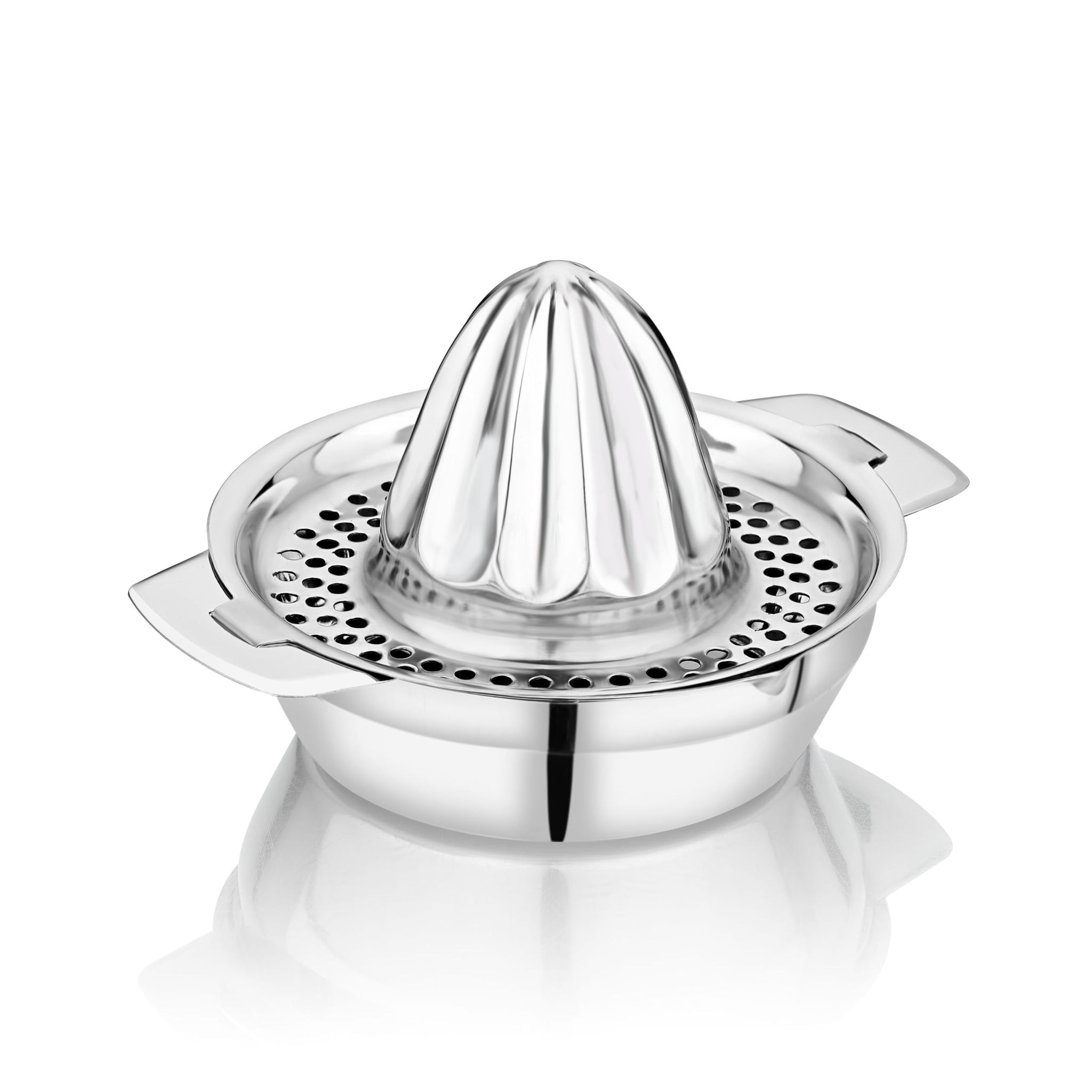 RK Glasses Stainless Steel Citrus Juicer, Manual Hand Press Lemon & Orange Squeezer with Strainer for Fresh Juice � Durable, Easy to Clean