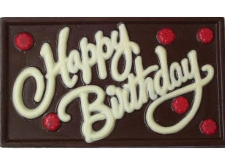 Myfa Chocolates Happy Birthday Bar | Chocolate Gift Bars