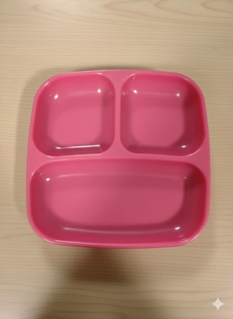 Dark Wolf Pav Bhaji Plate Traditional Serving Plate for Indian Snacks