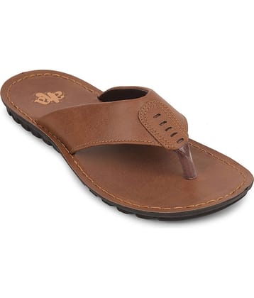 Liberty Tan Men's Thong Flip Flop