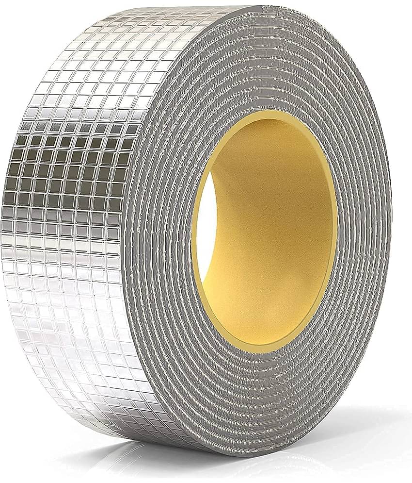 RAMDEV ENTERPRISE Leakage Repair Water Proof Tape For Pipe Leakage Duct Tape Water Leakage Tape Solution Aluminium Foil Tape Waterproof Adhesive Tape Sealing Butyl Rubber Elephant Tape For Leakage (5cm*5m).