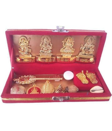 nitin collection - Brass Pooja Thali Set (Pack of 1)