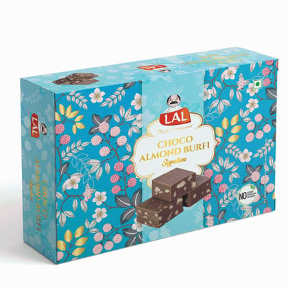 Lal Sweets Choco Almond Burfi - 400g