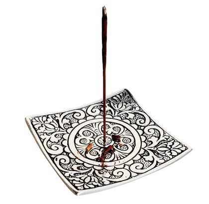 Aluminum Square Agarbatti Stand, Hand Carved Rust Proof Aluminium Incense Holder Aluminum Square Agarbatti Stand, Hand Carved Rust Proof Aluminium Incense Holder