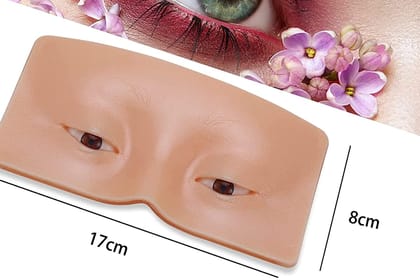 Elecsera Practice Face Board, face dummy for makeup practice 3 g (Skin)