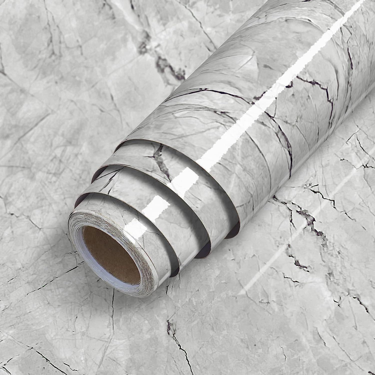 Grey marble Foil Grey Marble Wallpaper