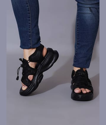 Stylestry Black Women's Sandal Heels