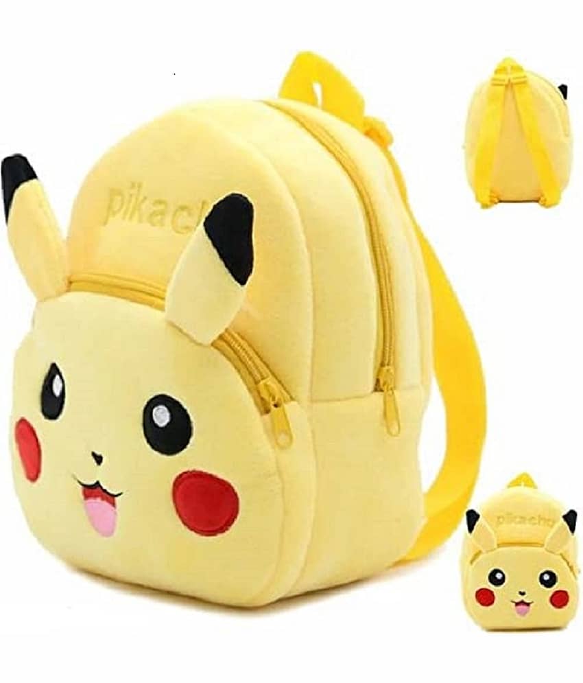aurapuro - Yellow Fabric Backpack For Kids