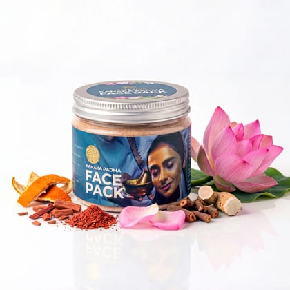 AAYURMADOM Kanaka Padma Herbal Face Pack – Skin Brightening & Revitalizing (100g)