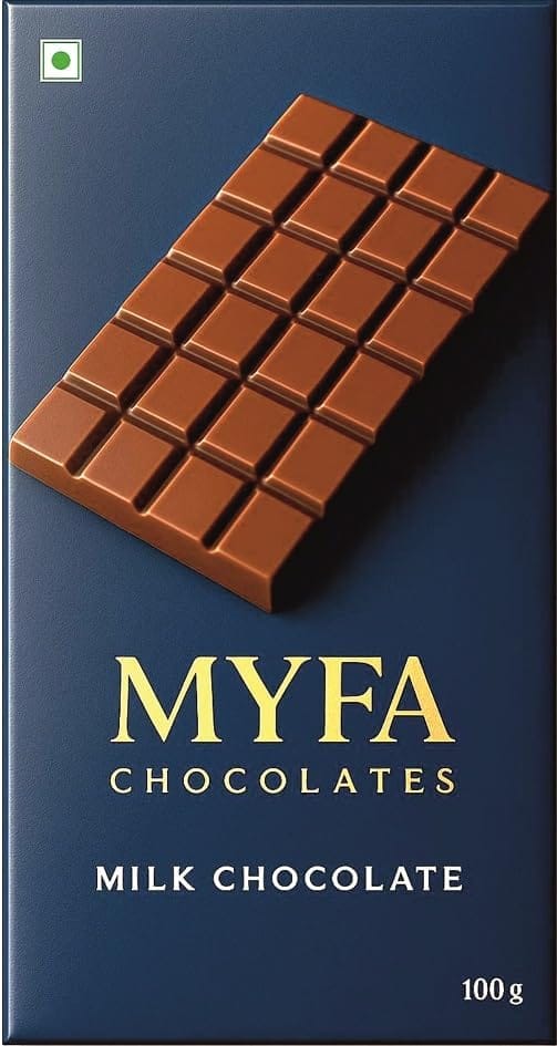 Myfa Chocolates Milk Chocolate Bar | A Luxury Mouth Melting Chocolate Bar