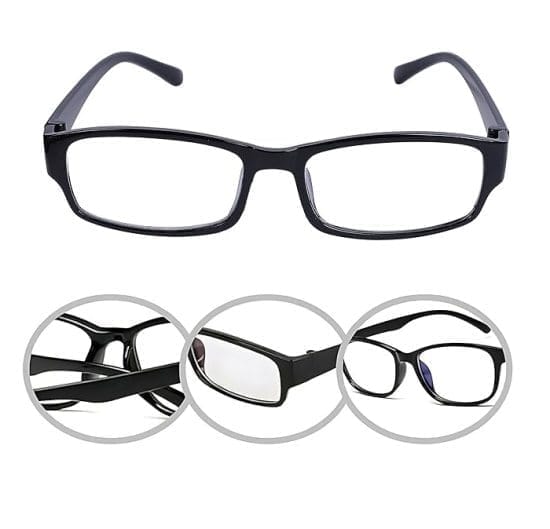 One Power Auto Focus Rimless Reading Glasses for Men & Women | Automatically Adjustable Magnification +0.5 to +2.5 | Clear Vision for Reading, Mobile & Computer Use | Lightweight, Comfortable, Universal Fit (Original Quality)