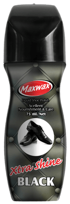 Maxwax Liquid Shoe Polish 75 ml - Black