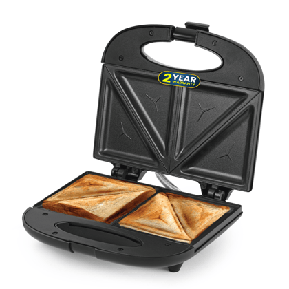 truTRTL Smart Toast Electric Sandwich Maker with Non-Stick Die Cast Aluminium Plates | Auto Cut-Off | 800W | Toast Sandwiches & More (Black) truTRTL Smart Toast Electric Sandwich Maker with Non-Stick Die Cast Aluminium Plates | Auto Cut-Off | 800W | Toast Sandwiches & More (Black)