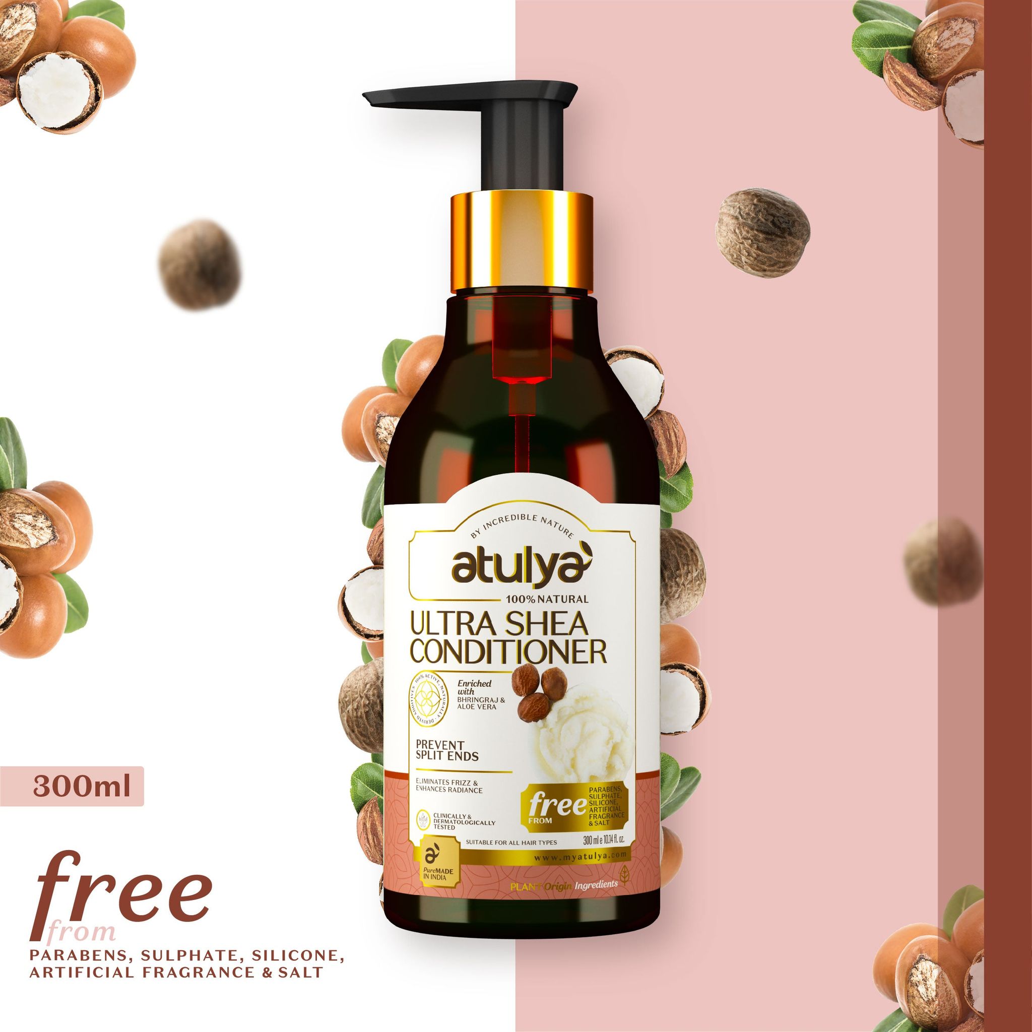 Atulya Ultra Shea Hair Conditioner for Split Ends - 300ml
