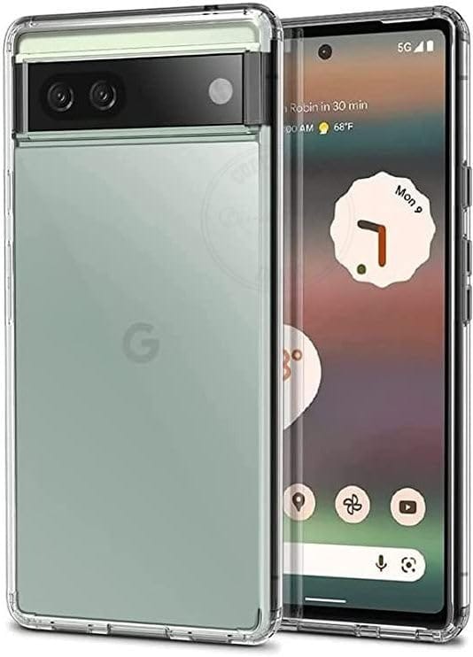 PLUGTECH TPU Ultra Hybrid Clear Camera Protection Back Cover Case for Google Pixel 6A