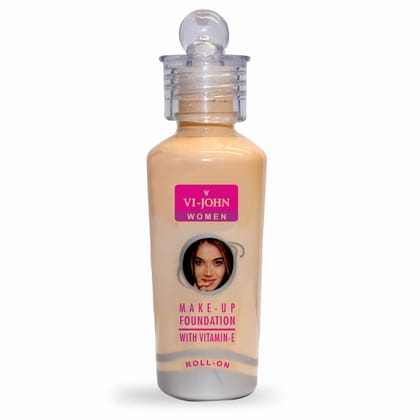 VI-JOHN Women Make-UP foundation With Vitamin -E 50g (Pack of 12)