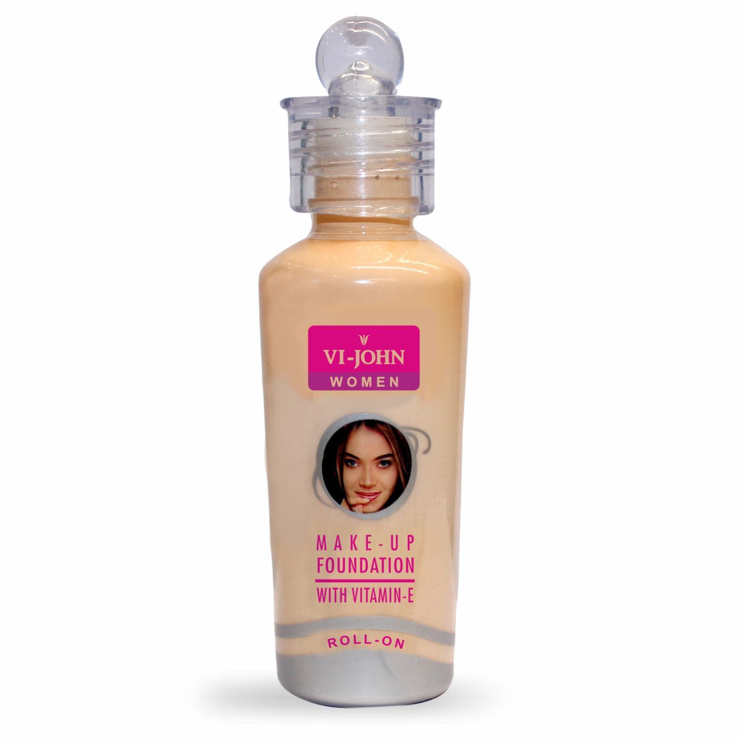 VI-JOHN Women Make-UP foundation With Vitamin -E 50g (Pack of 12)