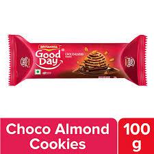 Britannia Good Day Choco Almond Cookies, 100 G