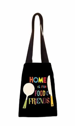Printed Astara Canvas Lunch Bag Printed Astara Canvas Lunch Bag