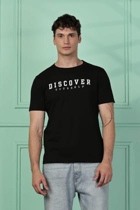 Cotton Black Discover T-Shirt Cotton Black Discover T-Shirt