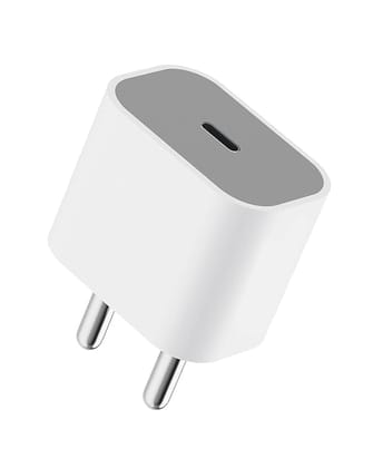 Apple All Device Supported 20W* Fast Adapter Charger Compatible with iPhone 16/16 Plus/16 Pro/16 Pro Max, 15/14/13/12/11 Series with PD 3.0 USB-C Fast Charging Adaptor (White Color) Apple All Device Supported 20W* Fast Adapter Charger Compatible with iPhone 16/16 Plus/16 Pro/16 Pro Max, 15/14/13/12/11 Series with PD 3.0 USB-C Fast Charging Adaptor (White Color)