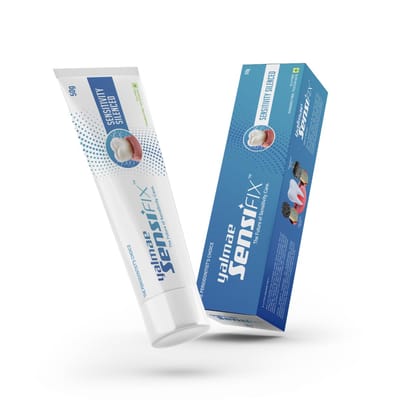 SensiFix Toothpaste for Sensitive Teeth, SLS-Free, Paraben-Free, 50g