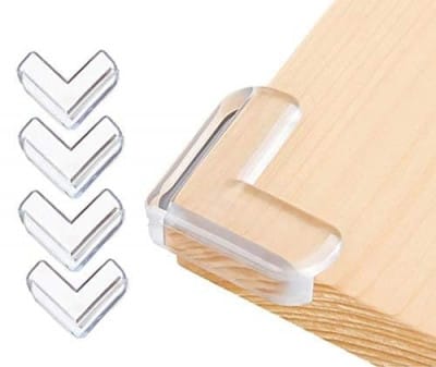 Wholesale Item - 4PC EDGE GUARD FOR FURNITURE KIDS SAFETY CORNER GUARD - MOQ 91 Pieces