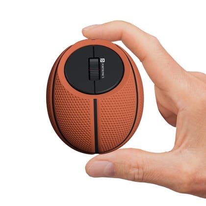Portronics ToadPlay Basketball Mini Wireless Bluetooth Mouse with Dual Wireless Connectivity (BT + 2.4 GHz), Rechargeable Battery, Noise-Free Clicking, Multi-Device Pair, Adjust Sensitivity Portronics ToadPlay Basketball Mini Wireless Bluetooth Mouse with Dual Wireless Connectivity (BT + 2.4 GHz), Rechargeable Battery, Noise-Free Clicking, Multi-Device Pair, Adjust Sensitivity